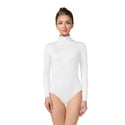 ALLNOWA Women's Mock Turtleneck Spandex Long Sleeve Leotard D301