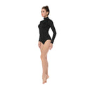 ALLNOWA Women's Mock Turtleneck Spandex Long Sleeve Leotard D301