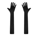 ALLNOWA Elbow Length Spandex Full Finger Long Gloves Costume Glove One Size Fits All G102