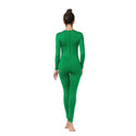 ALLNOWA Crew Neck Full Body Unitard Spandex Long Sleeve Footless One Piece Bodysuit Adult Unisex J202