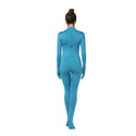 ALLNOWA Mock Turtleneck Full Body Full Hand Footed Unitard Spandex Long Sleeve One Piece Bodysuit Adult Unisex J303