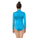 ALLNOWA Women's Mock Turtleneck Spandex Long Sleeve Leotard D301