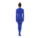 ALLNOWA Mock Turtleneck Full Body Full Hand Footed Unitard Spandex Long Sleeve One Piece Bodysuit Adult Unisex J303