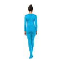 ALLNOWA Crew Neck Full Body Footed Unitard Elastane Spandex Long Sleeve Round Neck One Piece Bodysuit Adult Unisex J201