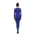 ALLNOWA Crew Neck Full Body Footed Unitard Elastane Spandex Long Sleeve Round Neck One Piece Bodysuit Adult Unisex J201