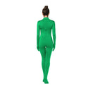 ALLNOWA Mock Turtleneck Full Body Full Hand Footed Unitard Spandex Long Sleeve One Piece Bodysuit Adult Unisex J303